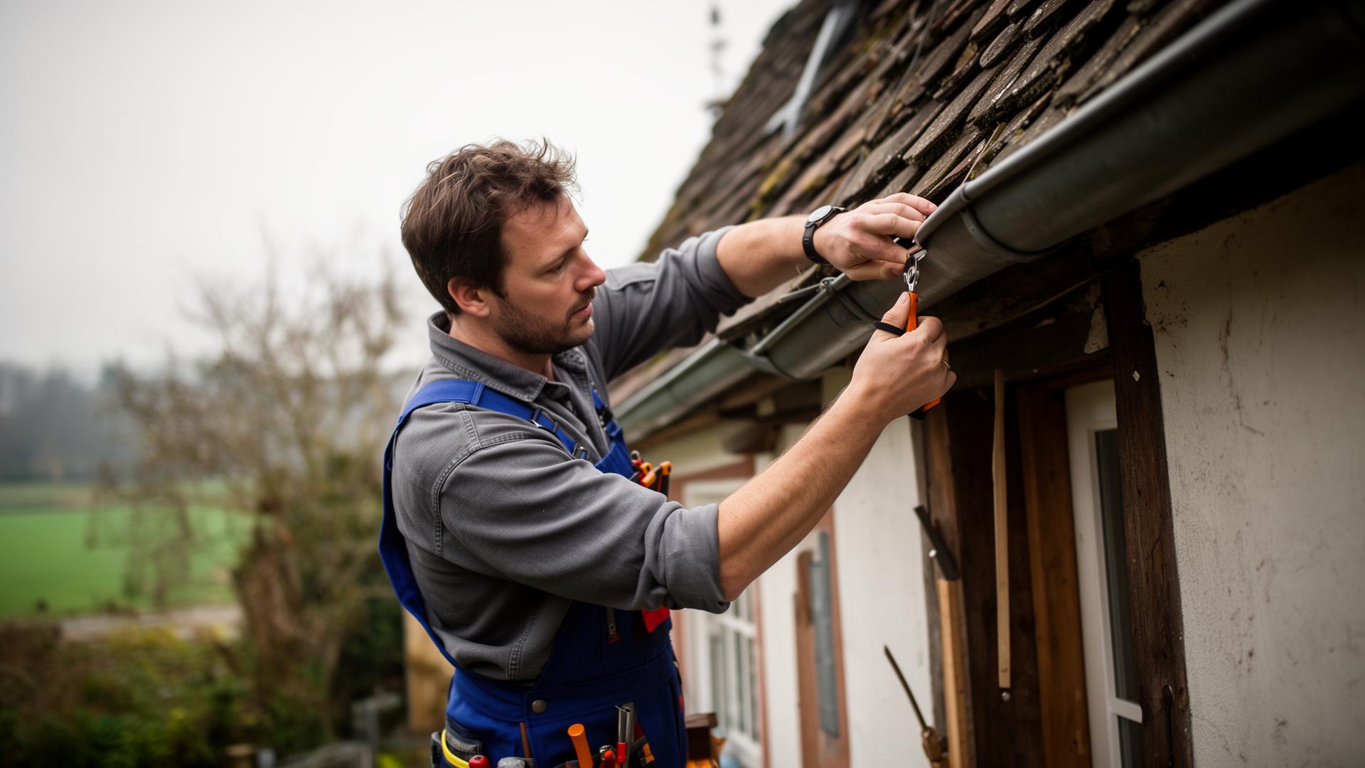 Handwerker bei der Arbeit
